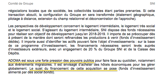 Intervention d’André Yché au comité central d’entreprise de la SNI, en juin 2016