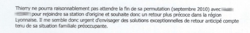 Extrait de la lettre de juin 2008 de RFO Guadeloupe à France 3 Lyon