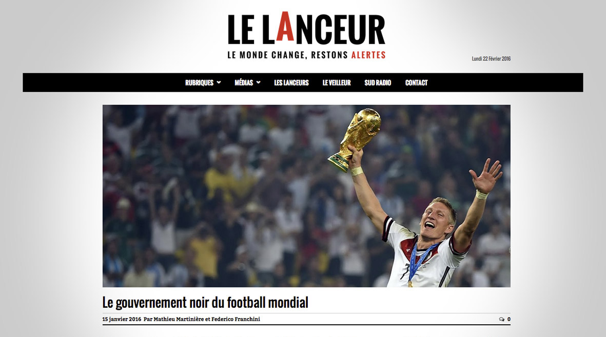 Le Lanceur, un projet politique