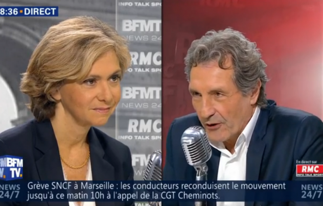 Valérie Pécresse face à Jean-Claude Bourdin