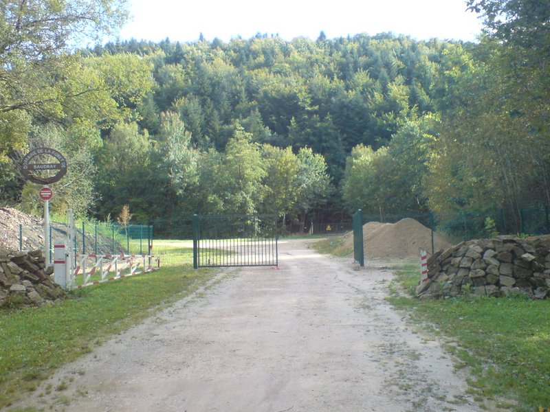 Entrée du domaine de la forêt de Baudray © Jérôme Thorel